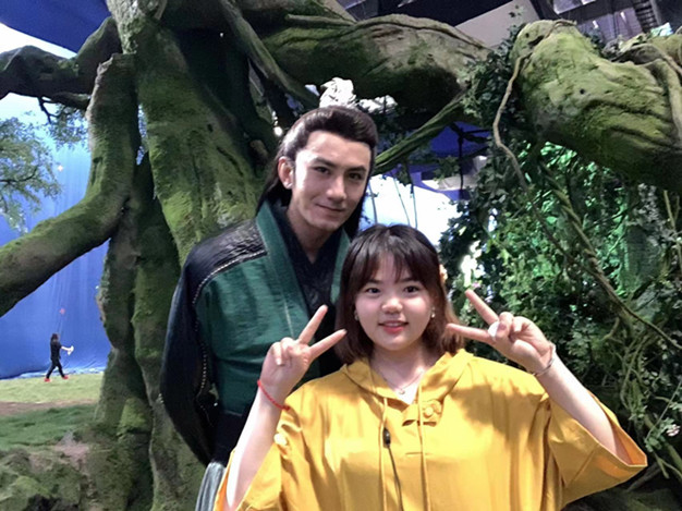 学员芳芳与肖顺尧老师